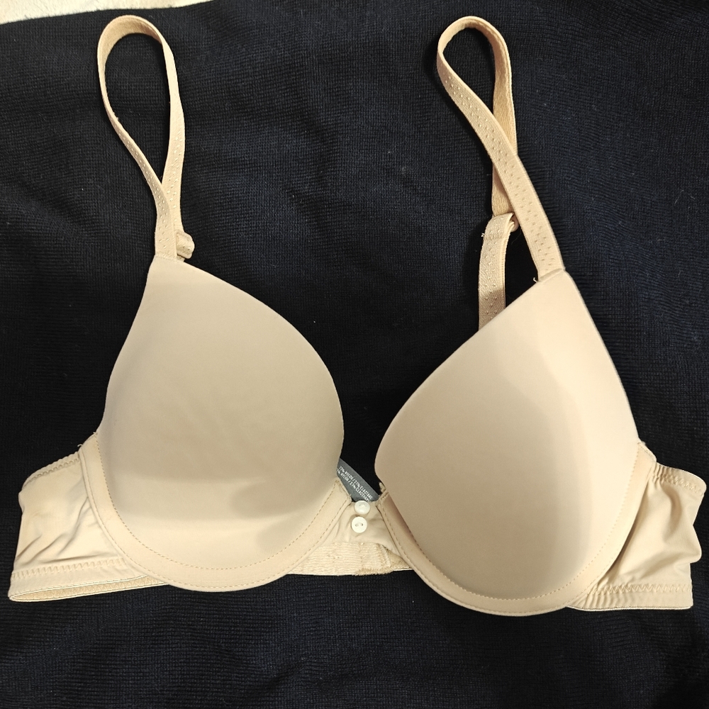 Aerie - Katie 32A beige/tan t-shirt bra.